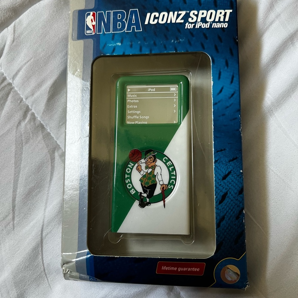 NBA Iconz Sport iPod nano Case - Blue & White Team List Backing